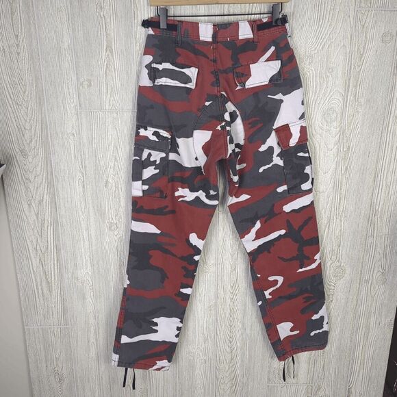 Rothco BDU Pants Mens Small R Red Camo Cargo Fatigue Stock# 1227-0429-KP-0704 - Picture 2 of 10